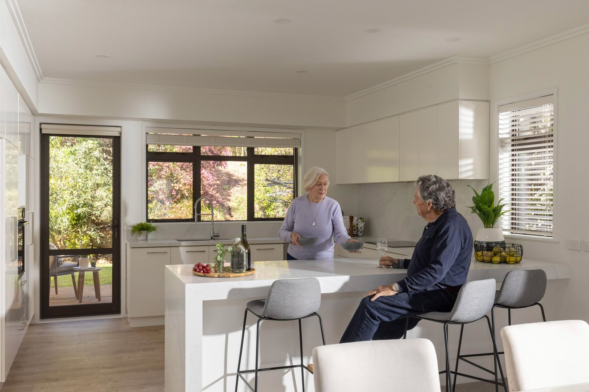 Villa kitchen with quality fittings